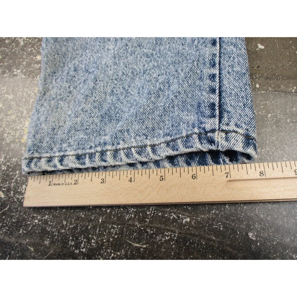 Vintage Levis 540 Jeans Mens 36x32 Blue Acid Wash Straight Grunge Made in USA